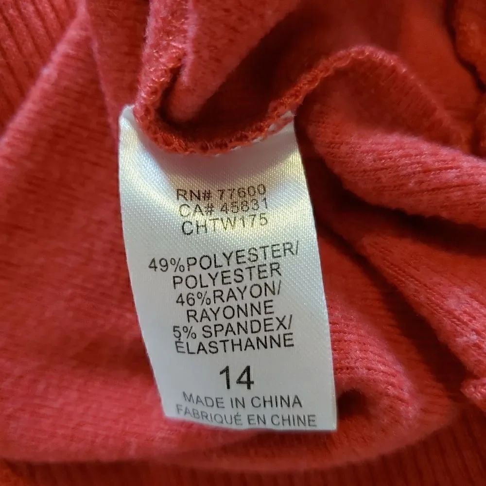 Chaser Red Long Sleeve Top - Picture 6 of 6